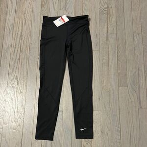 Nike Kids Charcoal Black Leggings